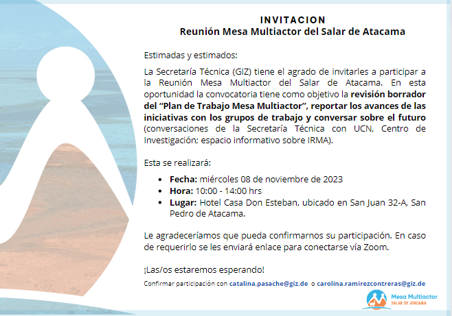 Invitacion reunion 8 de noviembre_Mesa Multiactor